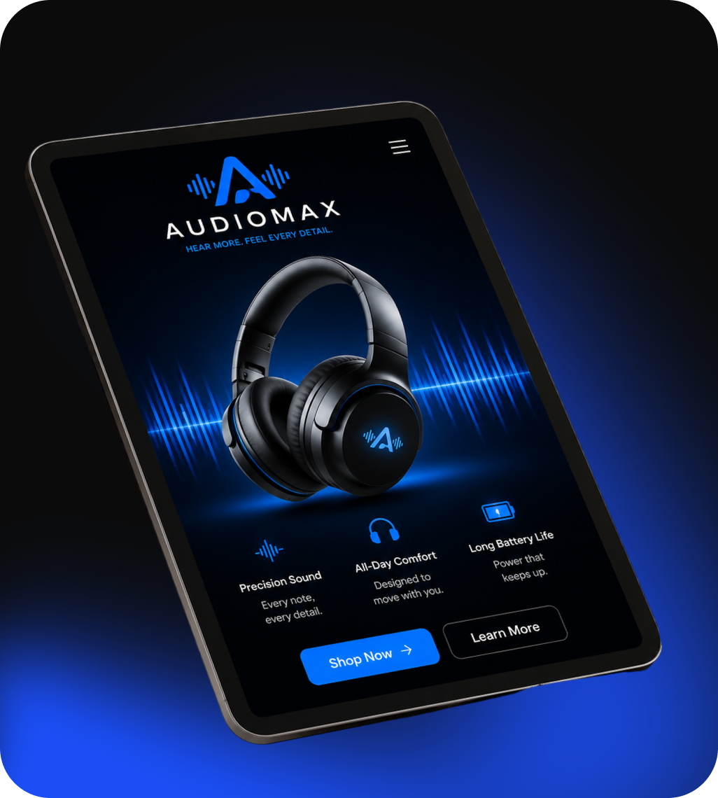Audiomax Tablet Experience