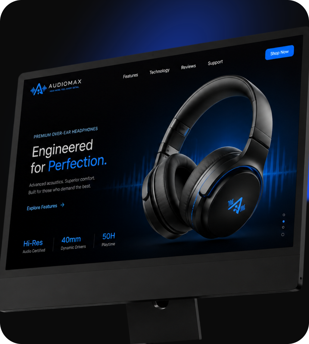 Audiomax Desktop Showcase